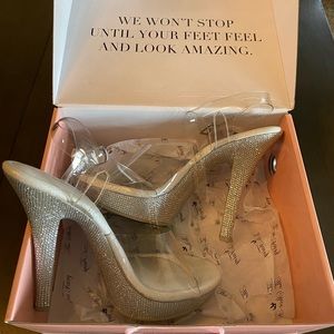 The Shoe Fairy Iconic Olympian stage heel